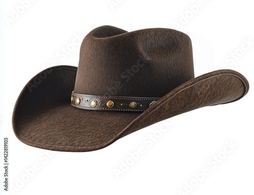 Obraz na płótnie brown cowboy hat w salonie