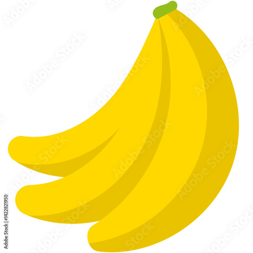 banana isolated on white background
