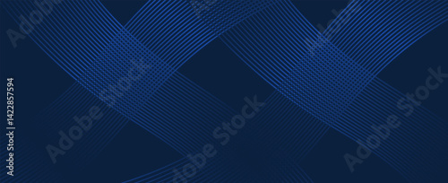 3D modern wave curve abstract presentation background. Luxury paper cut background. Abstract decoration, golden pattern, halftone gradient, 3d vector illustration. 