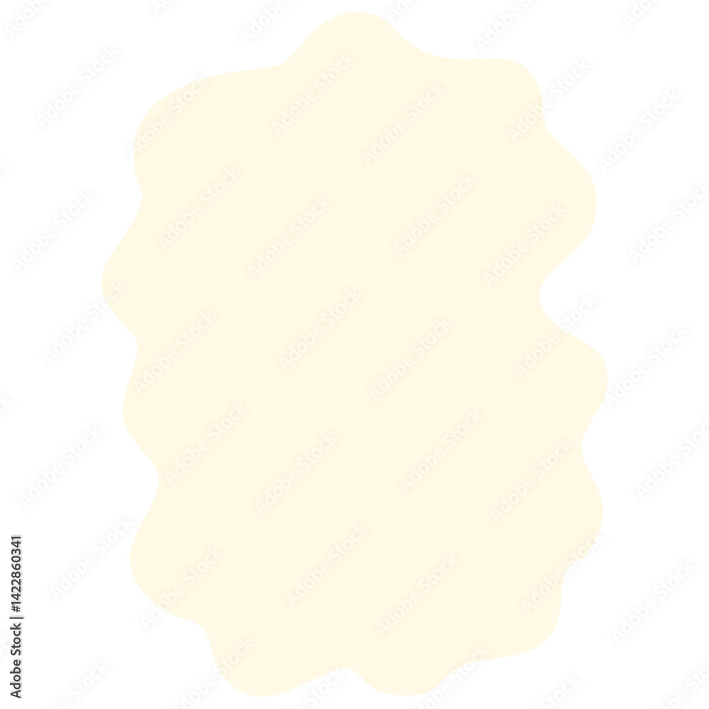 Freeform beige abstract blob shape with soft uneven edges on white background. Ideal for organic layouts, artistic mockups, creative frames, or minimalist design projects. Freeform beige abstract blob shape with soft uneven edges on white background. Ideal for organic layouts, artistic mockups, creative frames, or minimalist design projects.