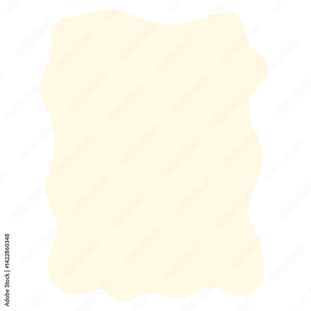 Freeform beige abstract blob shape with soft uneven edges on white background. Ideal for organic layouts, artistic mockups, creative frames, or minimalist design projects. Freeform beige abstract blob shape with soft uneven edges on white background. Ideal for organic layouts, artistic mockups, creative frames, or minimalist design projects.