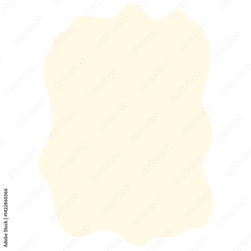 Freeform beige abstract blob shape with soft uneven edges on white background. Ideal for organic layouts, artistic mockups, creative frames, or minimalist design projects. Freeform beige abstract blob shape with soft uneven edges on white background. Ideal for organic layouts, artistic mockups, creative frames, or minimalist design projects.