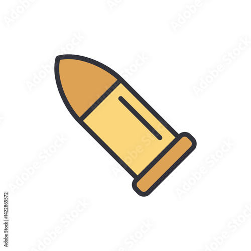 Bullet colored icons, minimalist vector illustration ,simple transparent graphic element .Isolated on white background