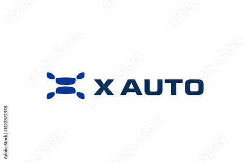 X car vector logo design. Fonts for automotive, vechile, logo, transportation, monogram and race. Alphabet label symbol for branding and identity