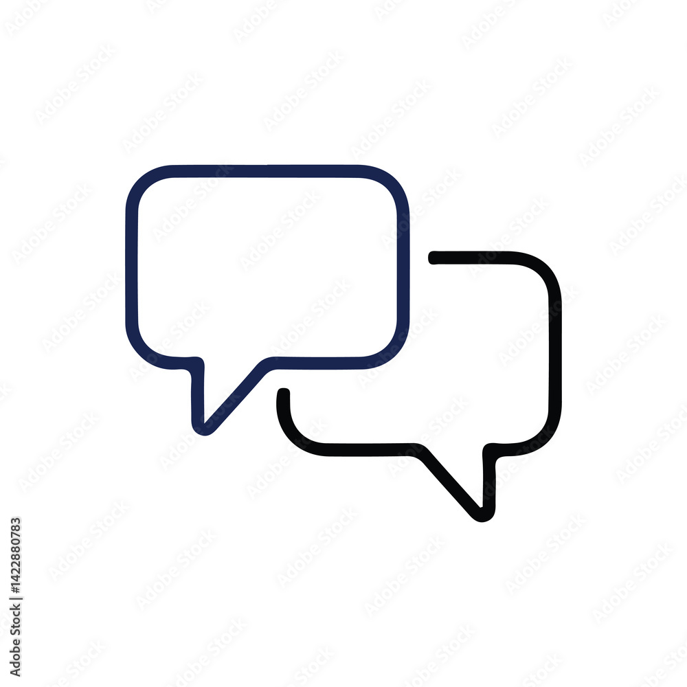Comment icon vector symbol icon speech bubble icon discussion line icon in trendy flat design.talk message Bubble chat icon. vector illustration eps 10. Comment icon vector symbol icon speech bubble icon discussion line icon in trendy flat design.talk message Bubble chat icon. vector illustration eps 10.
