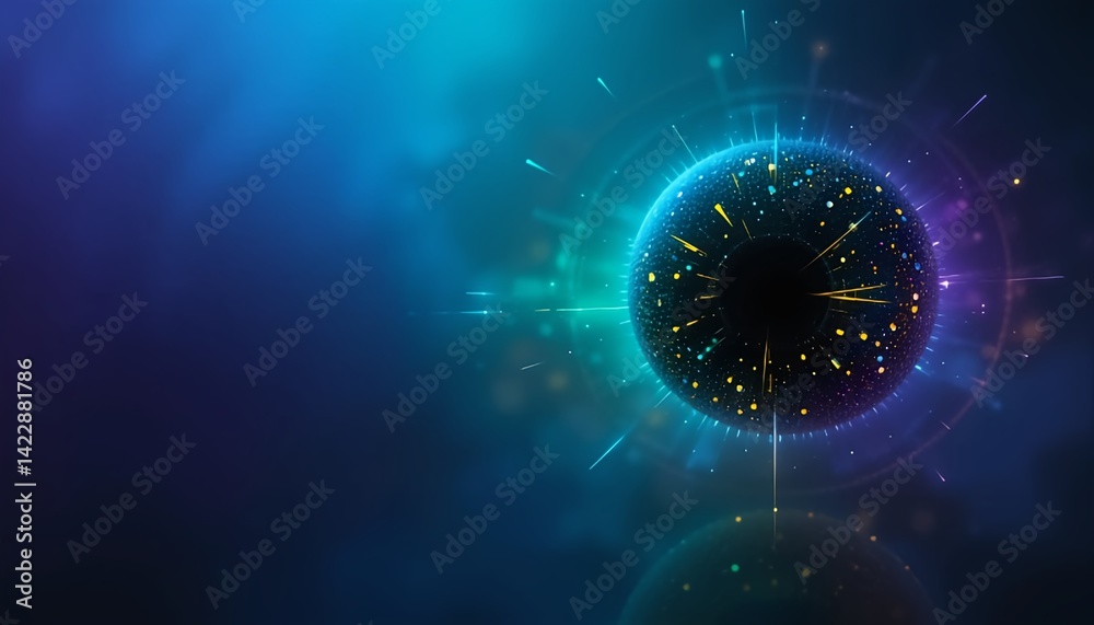 Round sphere and ray background image, lighting, abstract, gradation, banner texture advertising poster Round sphere and ray background image, lighting, abstract, gradation, banner texture advertising poster