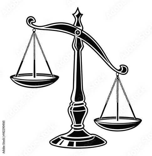 Symbol of Justice - Balance Scale Icon
