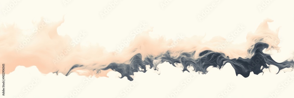 Obraz premium Abstract Flowing Paint