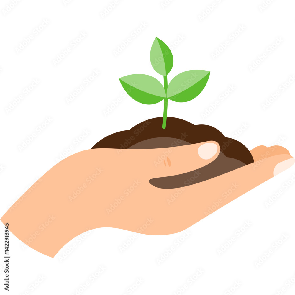Reforestation Illustration Reforestation Illustration