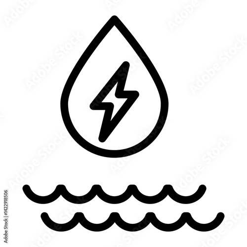 hydro Line Icon