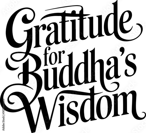 Gratitude For Buddha's Wisdom Art