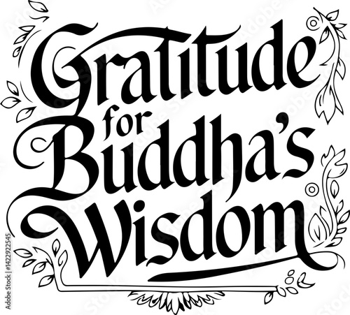 Gratitude for Buddha's Wisdom Art