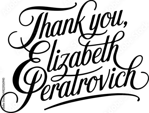 Thank You Elizabeth Peratrovich Design