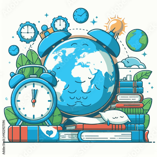 day, health, sleep, night, world, insomnia, illustration, international, poster, lifestyle, awareness, vector, dream, concept, bedtime, rest, march, global, care, relaxation, pillow, time, disorder, s