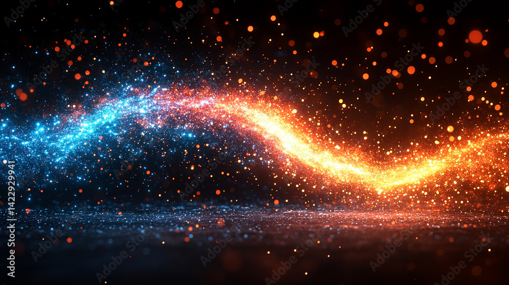 Technology background with two paths running in parallel symbolizing duality in innovation competition and cooperation in digital progress with a red and blue futuristic color scheme
Technology background with two paths running in parallel symbolizing duality in innovation competition and cooperation in digital progress with a red and blue futuristic color scheme