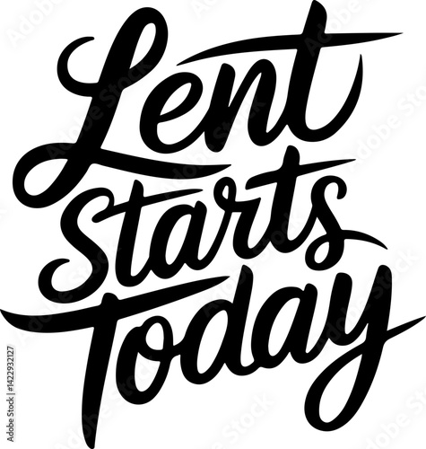 Lent Starts Today.