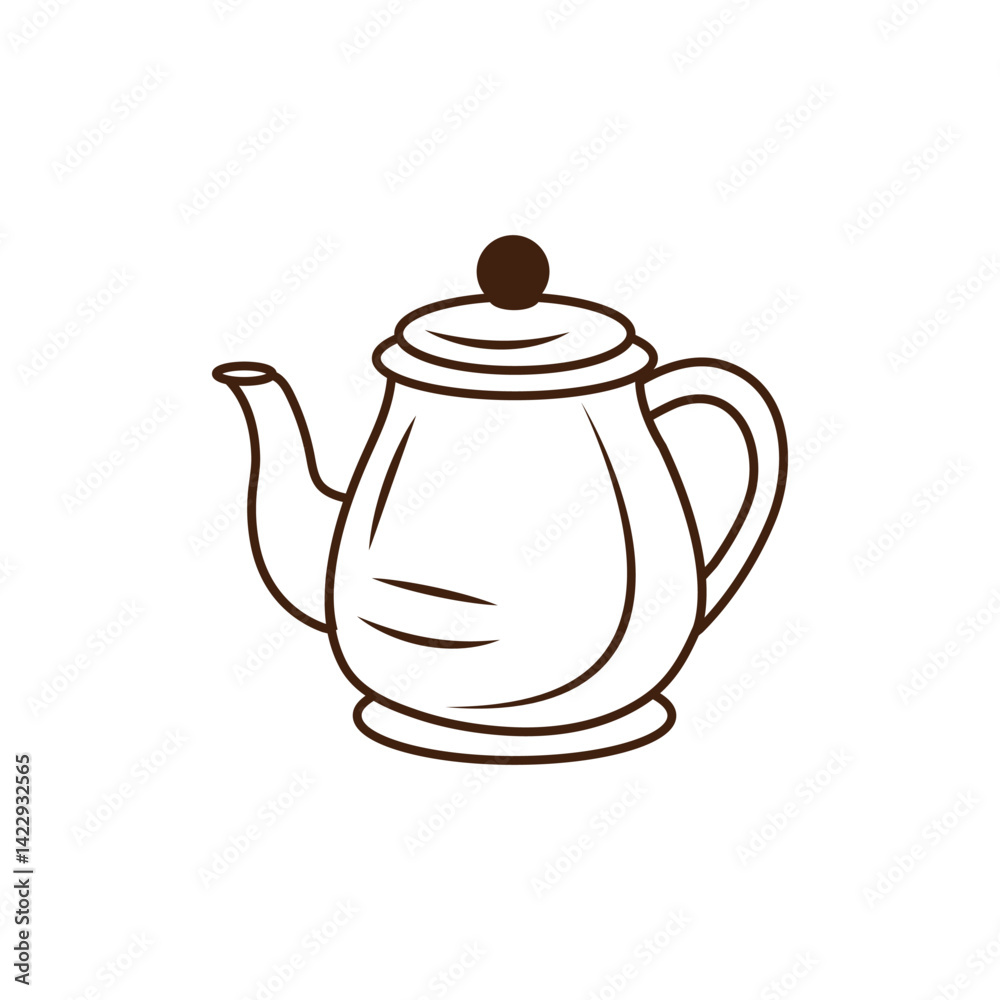 Obraz premium ceret line icon illustration flat