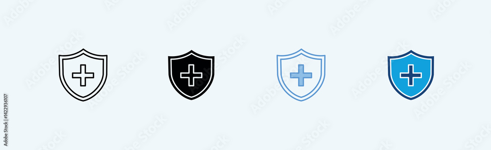 Fototapeta premium Health Protection icon