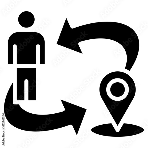Position glyph icon