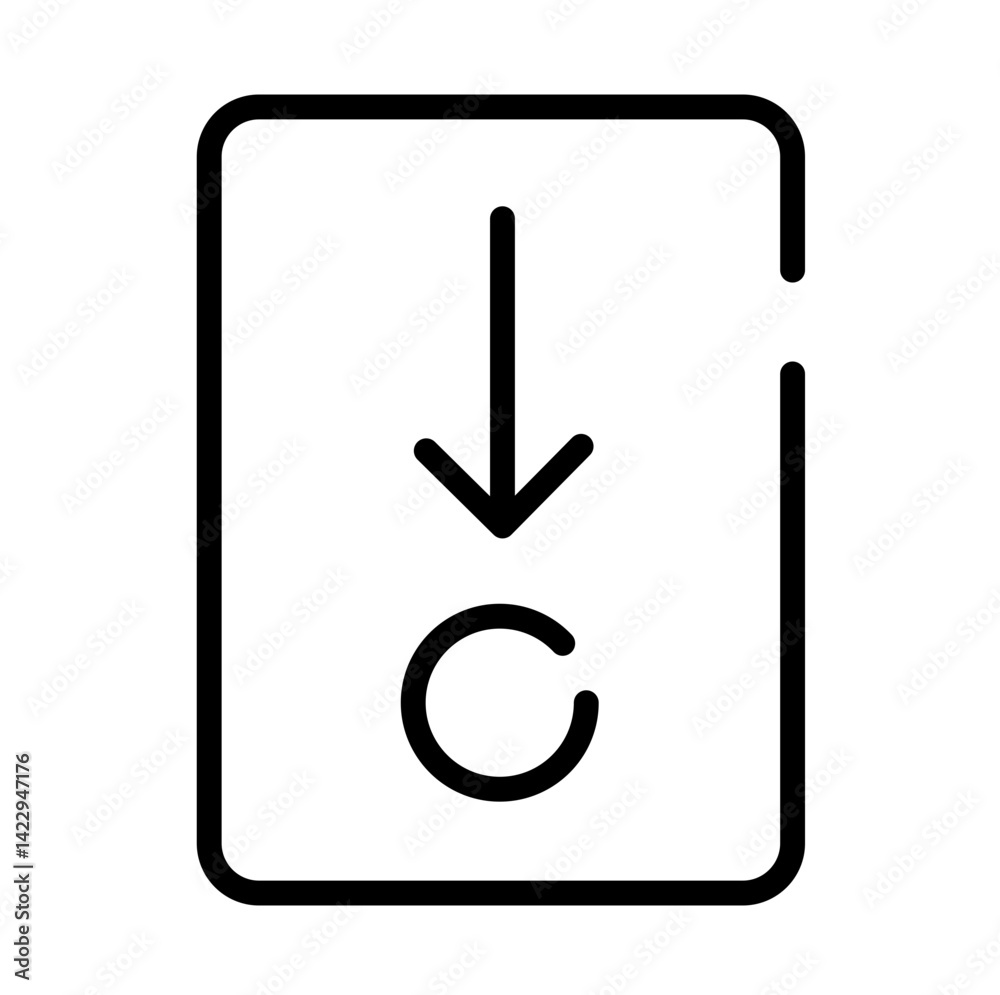 button push pull stock vector icon button push pull stock vector icon