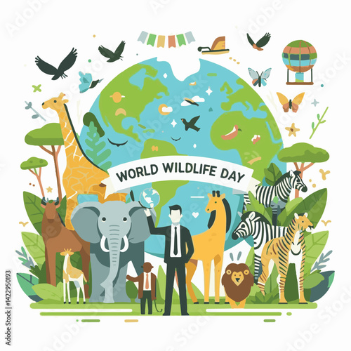 nature, earth, wildlife, elephant, animal, ecology, planet, wild, giraffe, environment, life, green, conservation, day, world, mammal, environmental, bird, animals, concept, forest, protection, protec