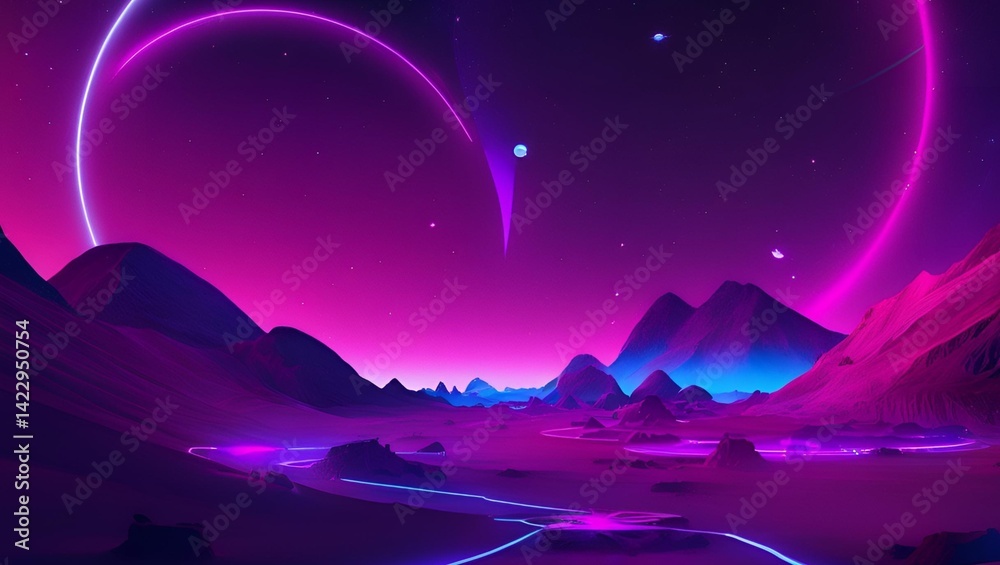 Fototapeta premium Starlit Twilight Sky