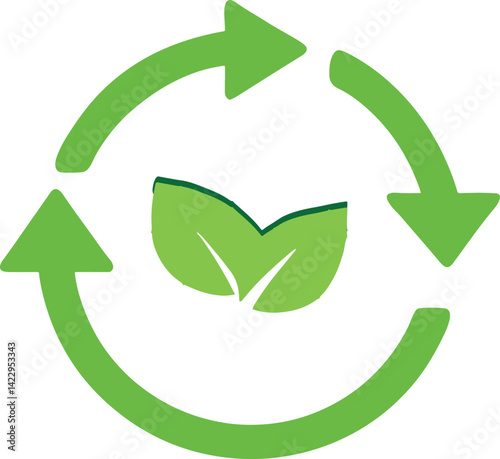 green recycle symbol