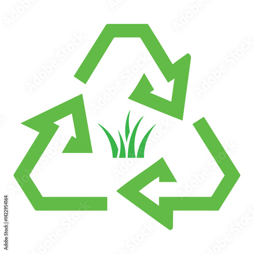 green recycle symbol