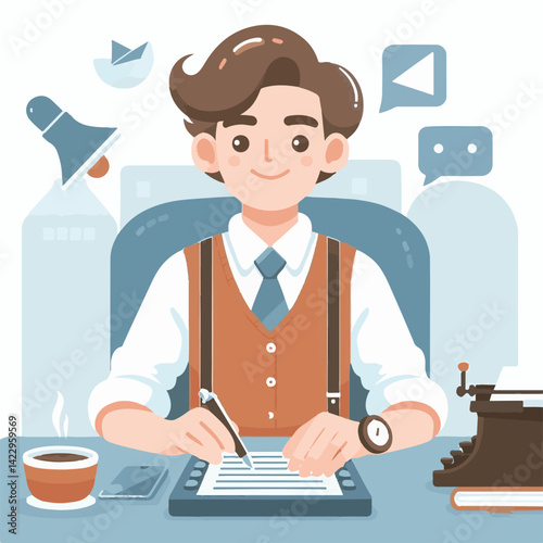 writer, business, paper, text, write, work, office, desk, pen, computer, job, hand, person, creative, online, laptop, journalist, author, internet, education, content, book, vector, technology, letter