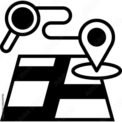 Geolocation mixed icon