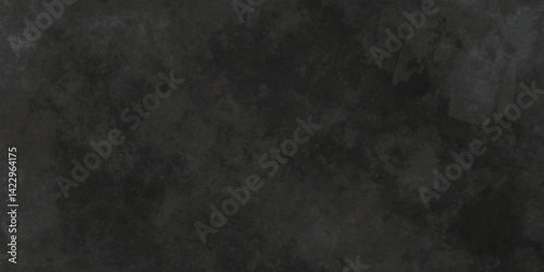 Abstract design with old wall texture cement dark black and paper texture background. Realistic design are empty space of Studio dark room concrete wall grunge texture .Grunge paper texture design .	