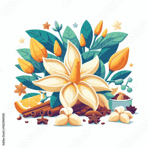 plant, blossom, nature, flora, bloom, aromatherapy, flower, natural, aroma, yellow, leaf, tropical, beauty, cananga, perfume, green, isolated, botanical, background, spa, essential, fragrance, organic