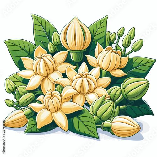 plant, blossom, nature, flora, bloom, aromatherapy, flower, natural, aroma, yellow, leaf, tropical, beauty, cananga, perfume, green, isolated, botanical, background, spa, essential, fragrance, organic