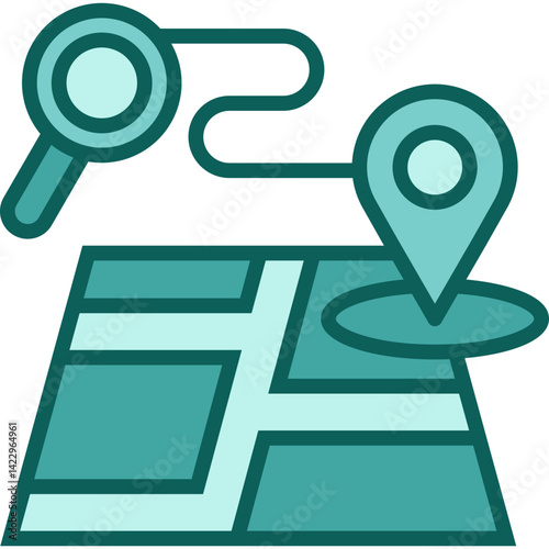 Geolocation solid icon