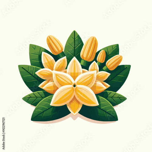 plant, blossom, nature, flora, bloom, aromatherapy, flower, natural, aroma, yellow, leaf, tropical, beauty, cananga, perfume, green, isolated, botanical, background, spa, essential, fragrance, organic