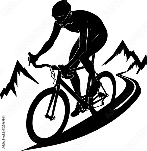 mountain Camping and Outdoor Adventure Icons  vector 