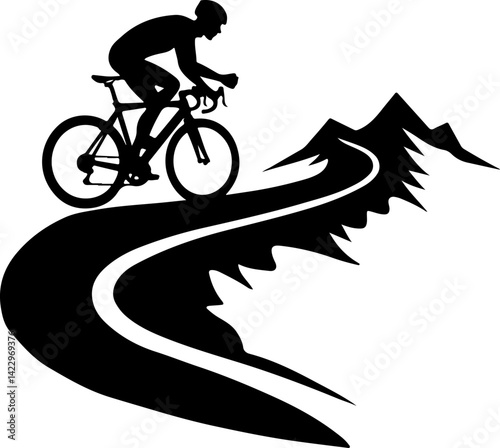 mountain Camping and Outdoor Adventure Icons  vector 