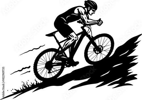mountain Camping and Outdoor Adventure Icons  vector 