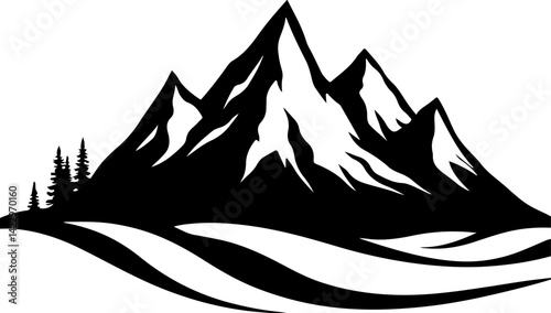 Adventure Outdoor Silhouette Vector Bundle | Hiking, Biking, Off-road & Vanlife vector  