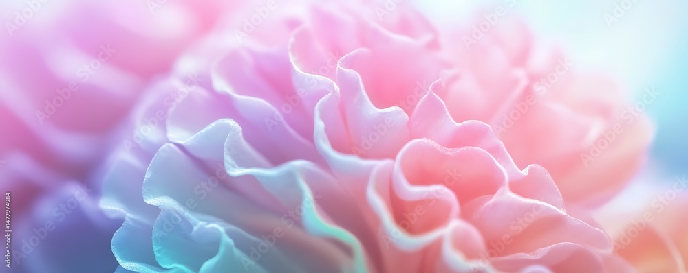 Fototapeta premium Pastel Flower Petals Close Up