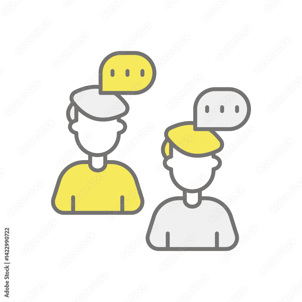Communication icon vector stock illustration