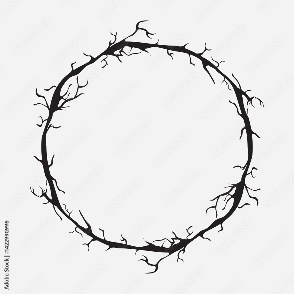 Circular Crack Pattern EPS Vector Circular Crack Pattern EPS Vector