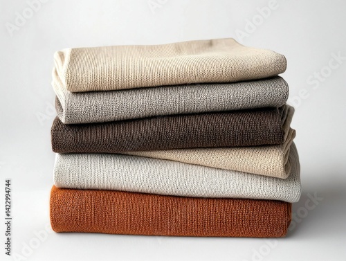 Stacked Knitted Blankets