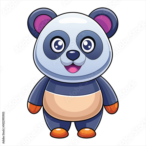 Cute panda vector