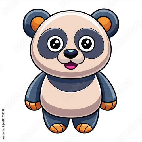 Cute panda vector