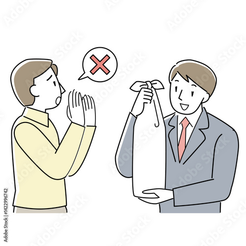 有権者にお酒を提供する候補者