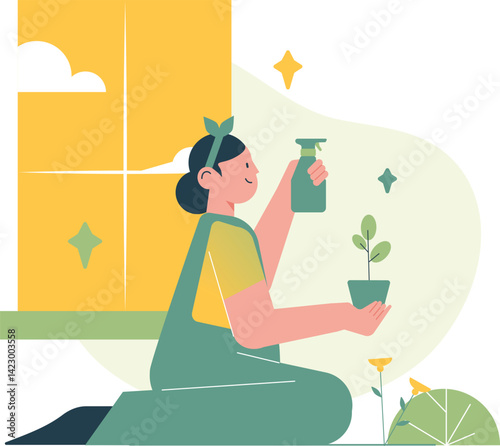 Influencer Gardening on The House