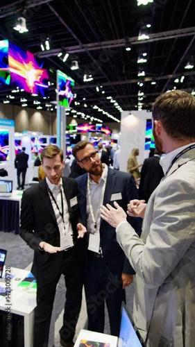 Tech Expo Networking Discussion
