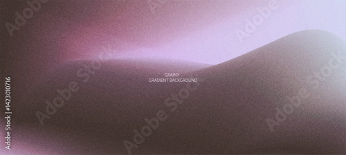 Abstract Grainy Gradient Background With Soft Blurred Shapes In Abstract Color Tones, Modern Digital Texture, Premier Quality Design