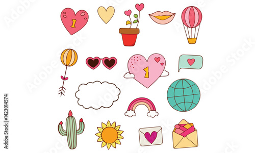 Valentine sticker